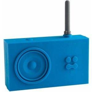 Radio Lexon Design TYKHO bleue en gomme radio cd cassette, prix pas