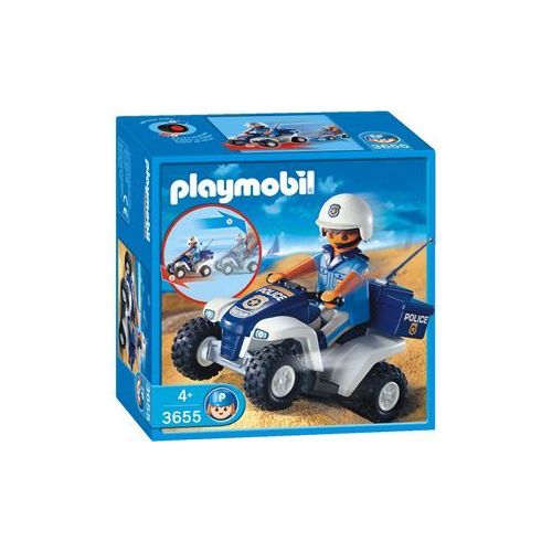 Playmobil Les Policiers 3655 Policier Et Quad Neuf et d’occasion