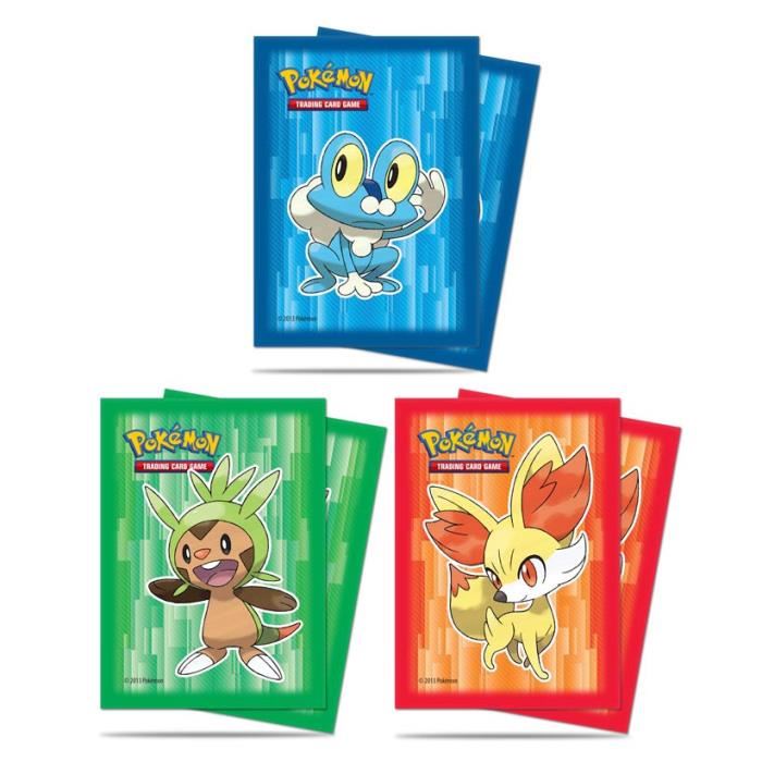 65 Pochettes / protège cartes Pokémon XY Achat / Vente carte a