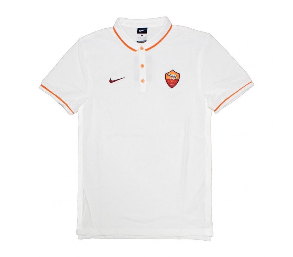 2015 2016 As Roma Nike Authentic League Polo Shirt (White)