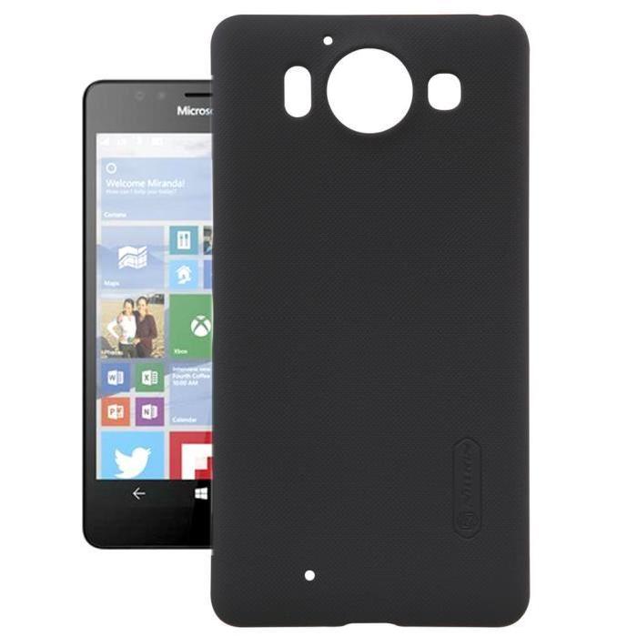 LEATHLUX Coque Étui Pour Microsoft Lumia 950 dual sim 5,2 pouces Luxe