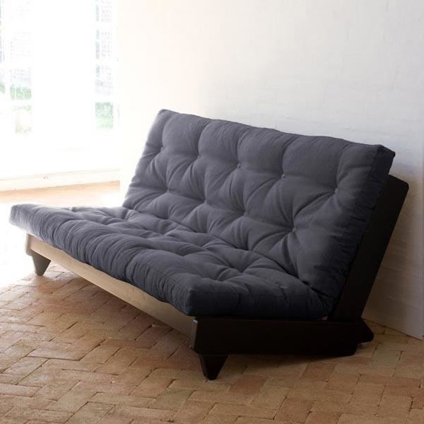 Convertible Fresh WengÈ futon gris foncé Achat / Vente canapé