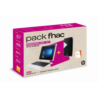 Pack Fnac Tablette PC HP Pavilion x2 10 n001nf 10.1″ 64 Go WiFi