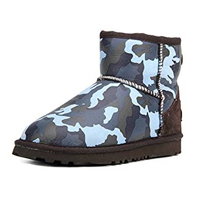 ShenDa Boots hiver femme, Bottes de neige & Bottines fourrées cuir