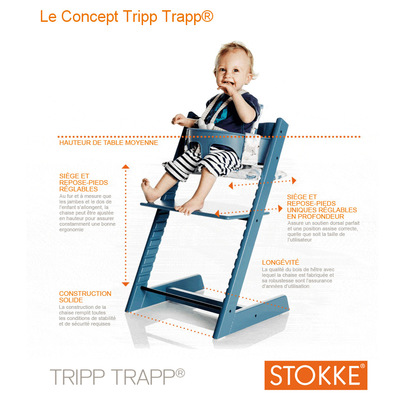 Chaise haute Tripp Trapp® de Stokke®, Chaises hautes évolutives