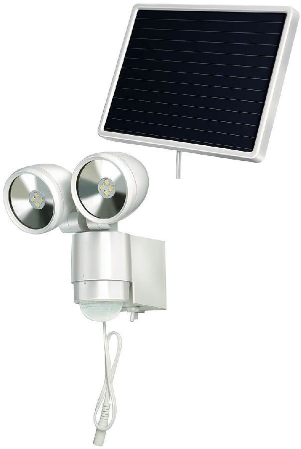 Brennenstuhl Lampe LED Spot solaire SOL 2×4 IP44 avec détecteur de
