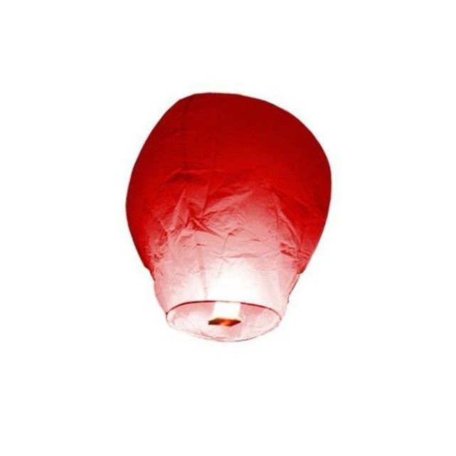Lanterne volante rouge x 5 Skylantern Original