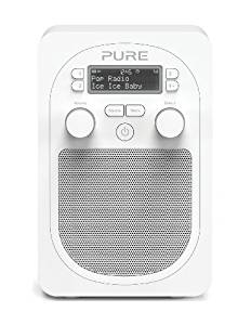 Pure Evoke D2 Glacier Radio numérique DAB Bluetooth/USB Blanc