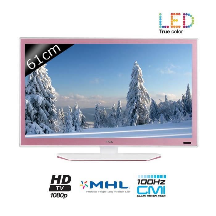 TCL L24E4153F TV LED Full HD 61cm (24″) rose téléviseur led, avis