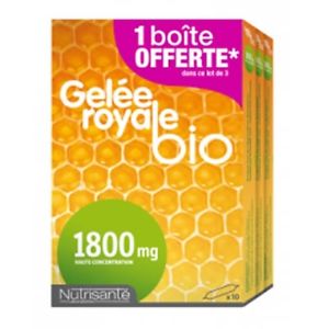 NUTRISANTE Gelée Royale Bio 1800mg PROMO 20 ampoules x