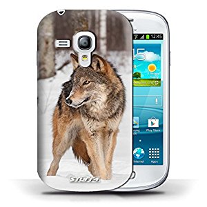 Coque de Stuff4 / Coque pour Samsung Galaxy S3 Mini / Loup Design
