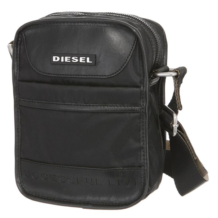 DIESEL Sacoche « On the road Twice » Homme Noir Achat / Vente besace