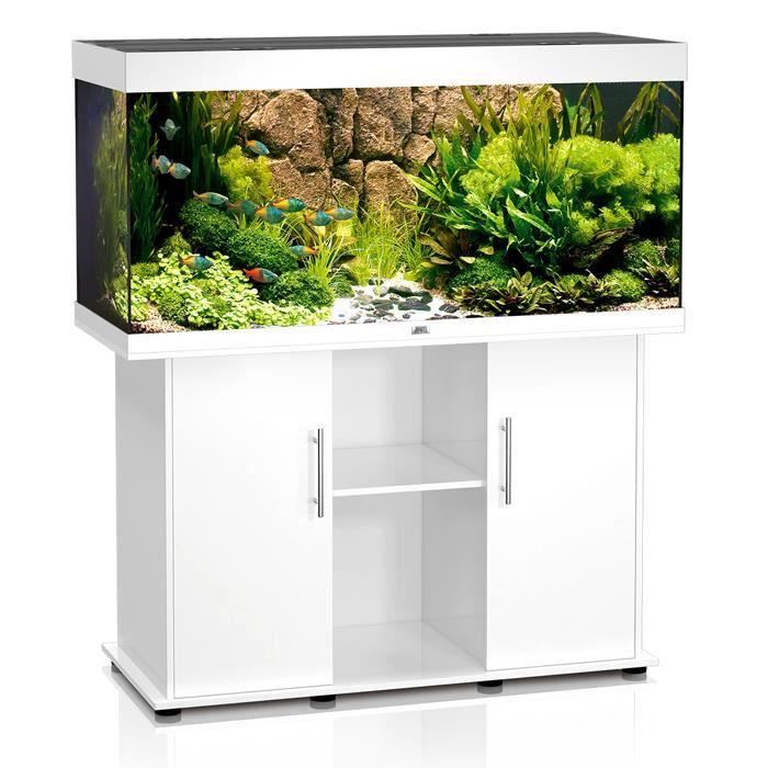 Juwel Aquarium Rio 300 blanc avec meuble avec portes Achat / Vente