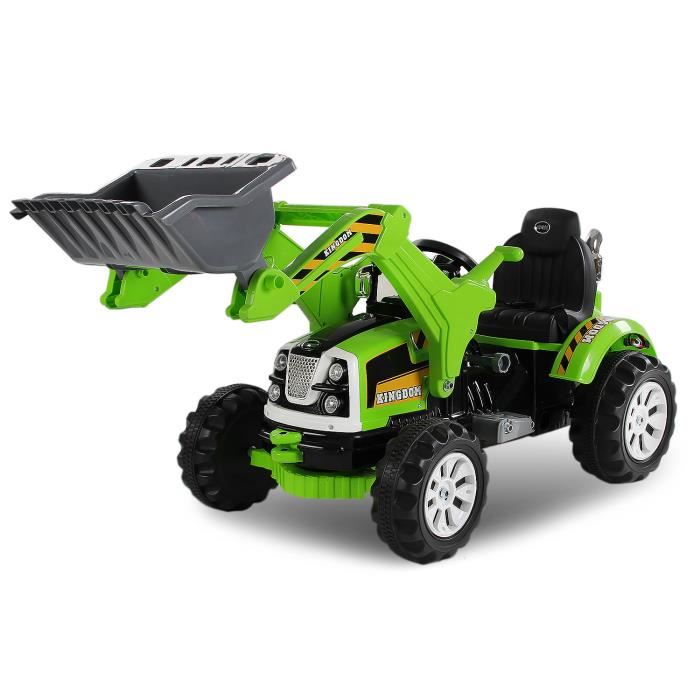 tracteur electrique pour enfant 2x30w vert
