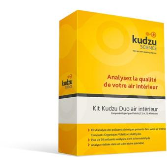 Kit d’analyse de la qualité de l’air Kudzu COV + Aldhéydes