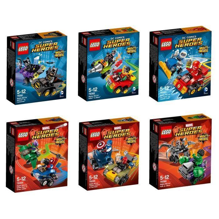 LEGO® Super Heroes Bundle Mighty Micros (DC Comics + Marvel 12
