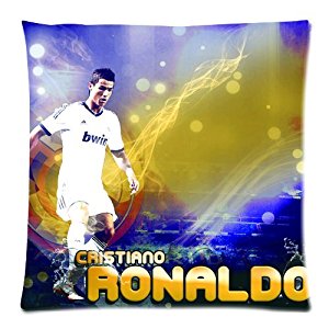Coutume Cristiano Ronaldo Pillowcase Taie D’oreiller 18×18 ( One Side