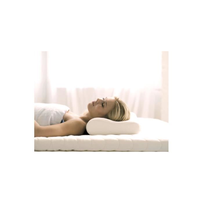 Oreiller ergonomique à mémoire de forme Achat / Vente oreiller
