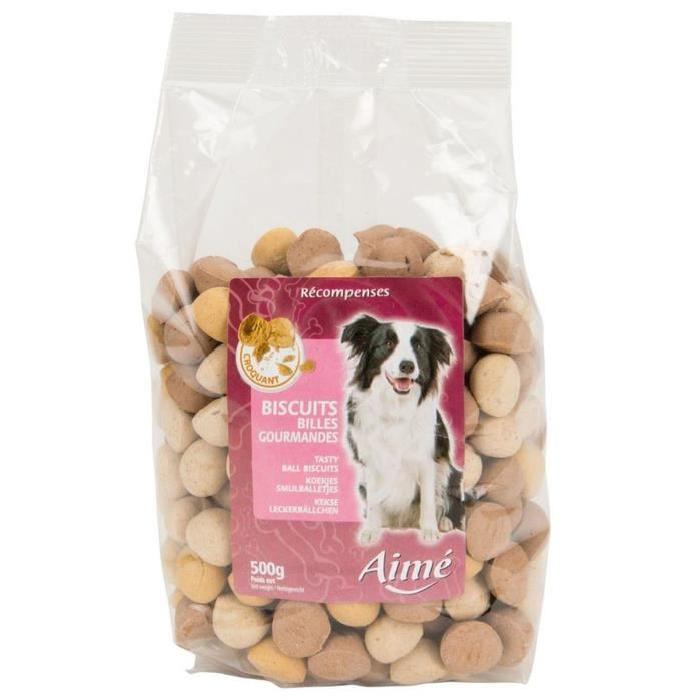 AIME Biscuits billes gourmands Pour chien 500g Achat / Vente