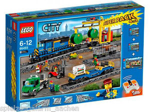 LEGO 66493 City superpack 4in1 60050 + 60052 + 7895 + 7499 train gare