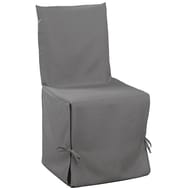 Housse de chaise à nouettes en polyester CLASSIC pas cher à prix