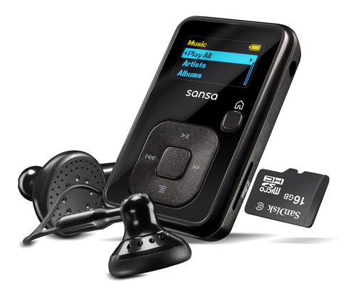 Sandisk Sansa Clip Plus SDMX18 008G E46K Lecteur MP3 Radio FM