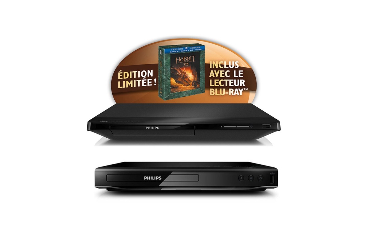 Lecteur Blu ray Philips DVP2850 + BDP2285 (5033845) |