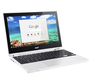Acer Chromebook CB5 132T Ordinateur 2 en 1 Tactile 11″ Blanc (Intel