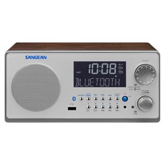 radio radio sangean wr 22 bluetooth noyer foncé radio sangean