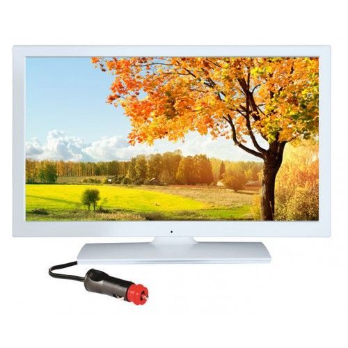 WL1916HDW Télévision LCD LED 12v Blanc HDTV USB PVR pas cher