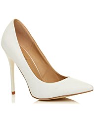 Blanc Escarpins / Chaussures femme : Chaussures et Sacs