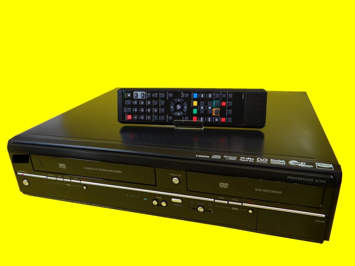 2in1 DVD Enregistreur/vhs magnétoscope/HDMI/usb 2.0/DVB t