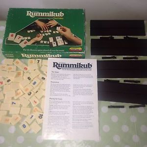 Le voyage initial Rummikub voyage Edition spears games 1988 COMPLET