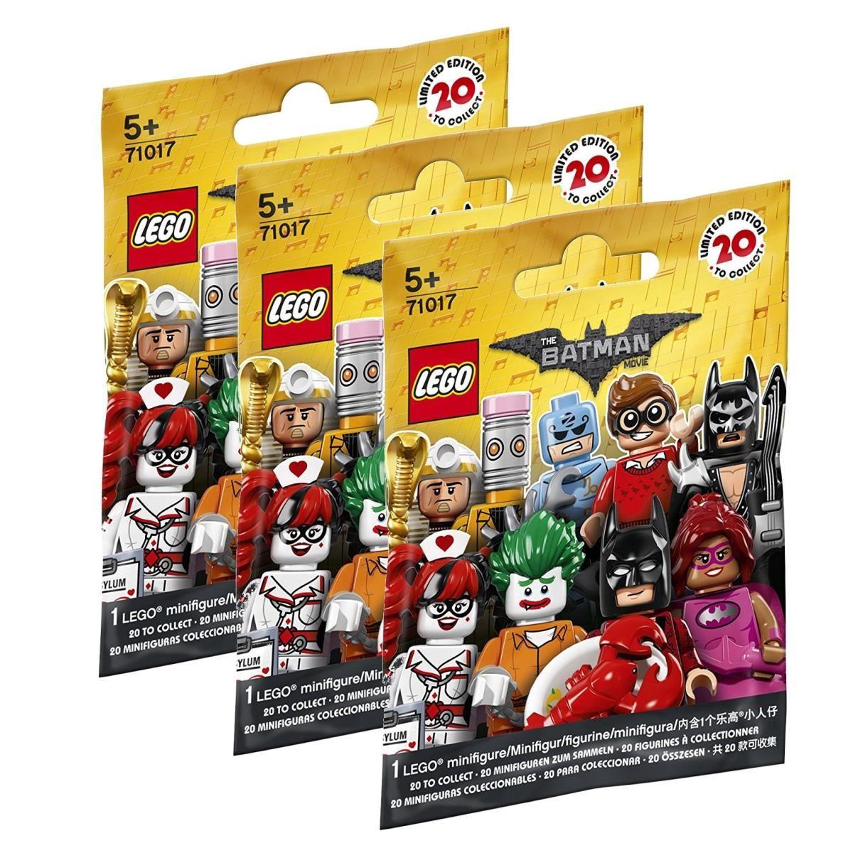 LEGO® Minifigures Batman Movie 71017 Lot de 3 Sachets Batman