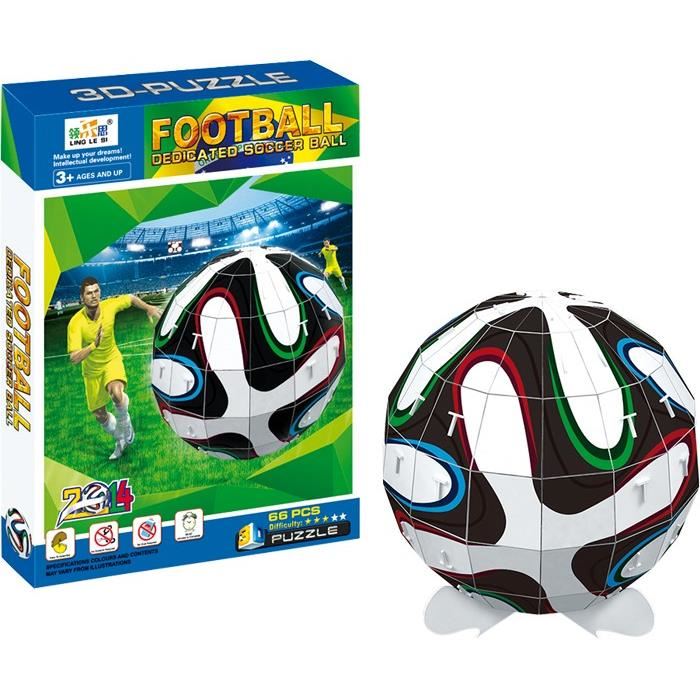 Puzzle 3D ballon de foot de la coupe du monde Igor Attention : Non