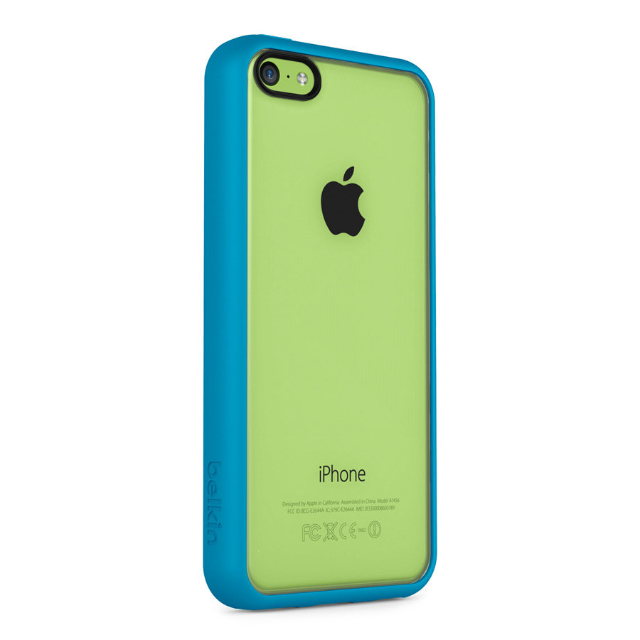/Polycarbonate pour iPhone 5C Bleu/Transparent: High tech
