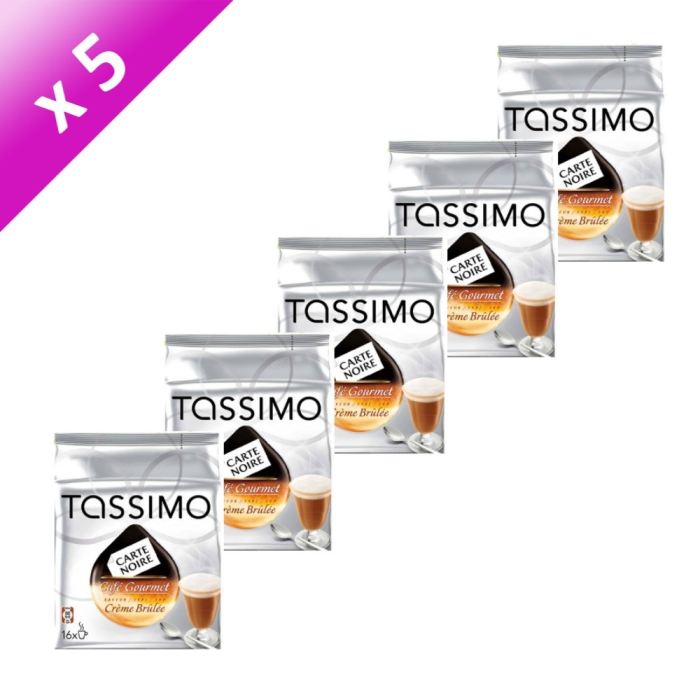 TASSIMO Crème Brulée 16 T discs 332g (x5) Achat / Vente café