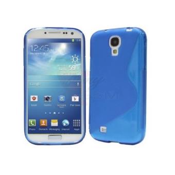 Housse Coque Gel pour Samsung Galaxy S4 Mini I9190 Bleu Soldes 2016