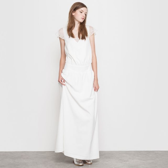 Robe longue de mariée blanc Mademoiselle R