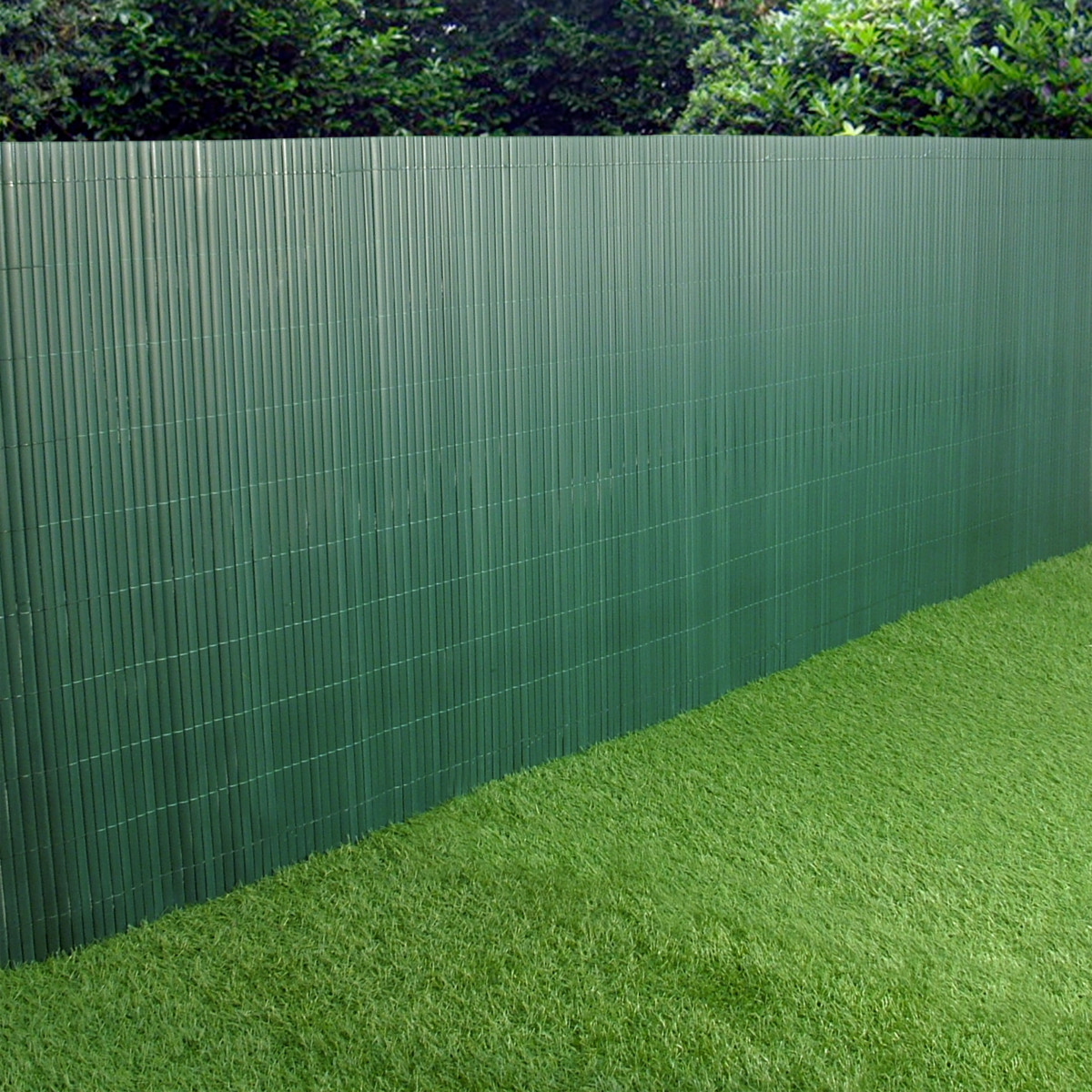 PVC Jardin Clôture écran du panneau en plastique double face 3M vert
