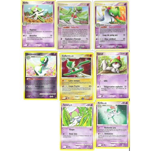 Cartes Pokémon Gallame, 3 Gardevoir Reverse (Différents), 2