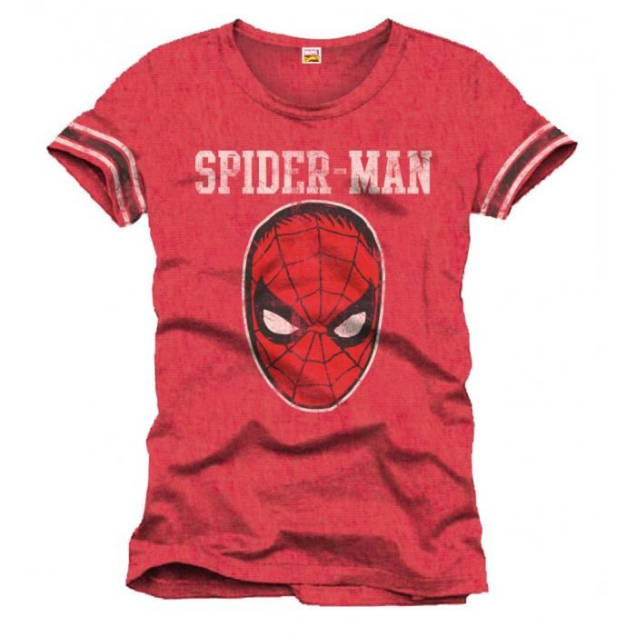 Shirt Marvel Spiderman MASK CO Bleu Achat / Vente t shirt