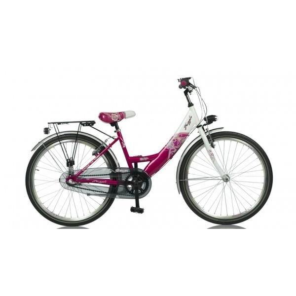 Vélo fille FRIZZLE 24 pouces (Cerise) Un vélo pour les filles de 8