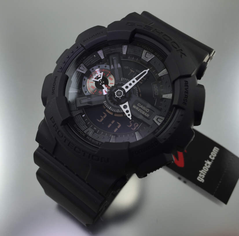 Black Casio G Shock Ana Digi Military Style Watch GA110MB