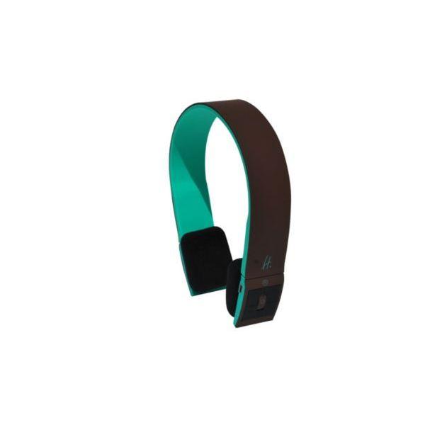 Casque HALTERREGO Bluetooth Marron Vert Achat / Vente casque