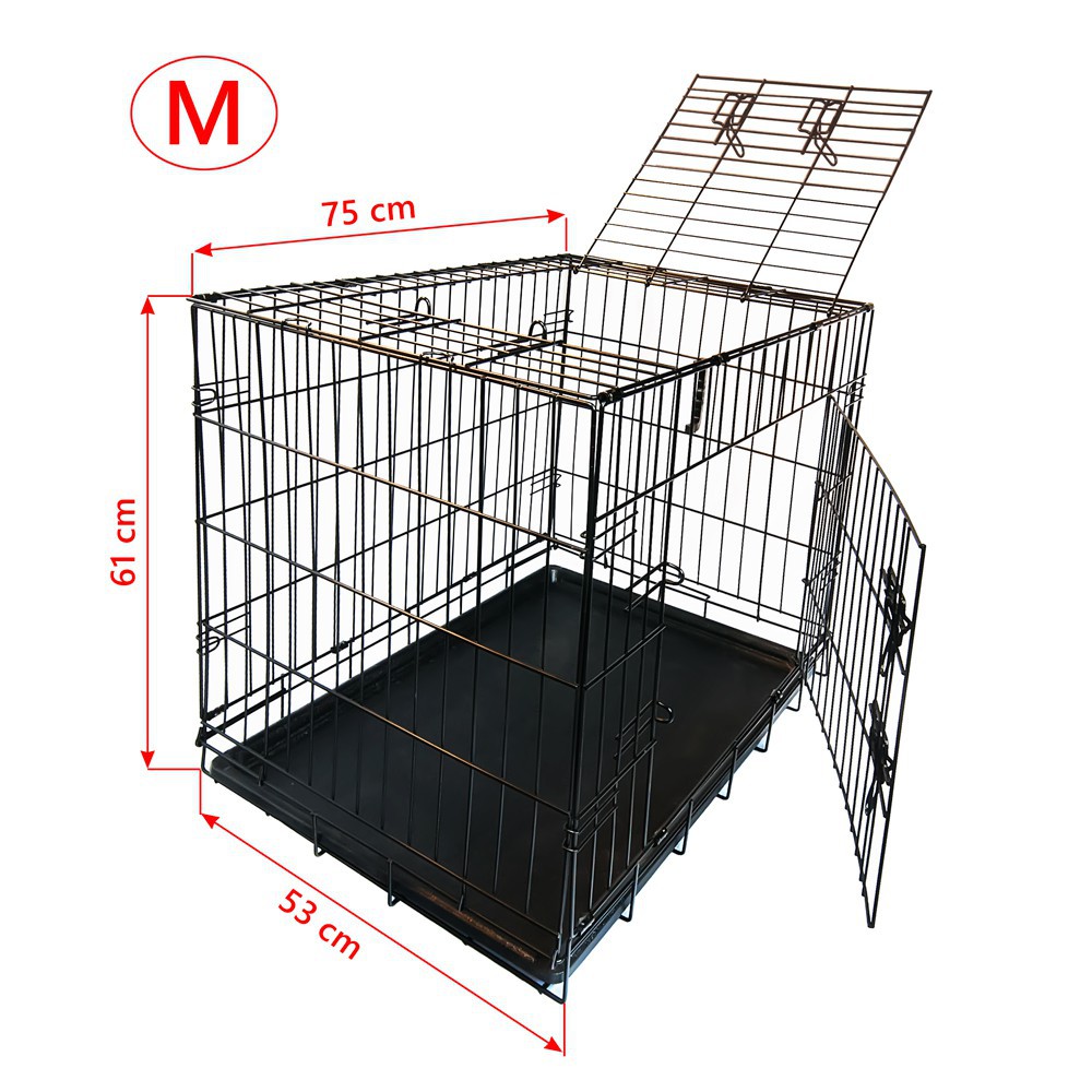Nemaxx Cage de transport pour chien cage de dressage pour