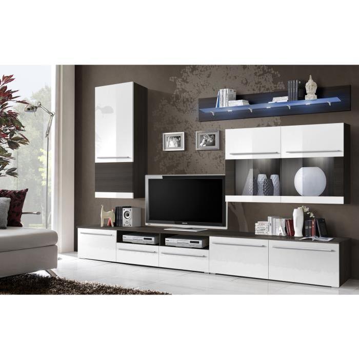salon tv complet design LOUMA + LED Achat / Vente meuble tv Meuble
