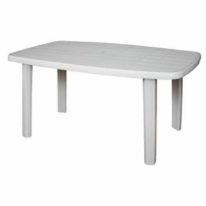 Table de jardin en plastique blanc Achat / Vente Table de jardin en