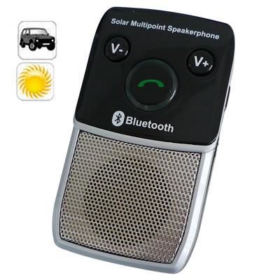 Kit main libre solaire Bluetooth voiture micro+HP Achat / Vente