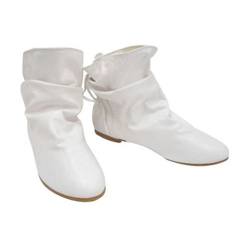 BOTTE Low boots plates pour femme Blanc